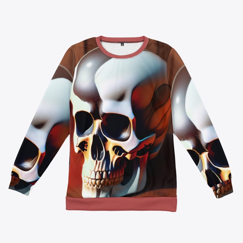 Dead human skeletons head