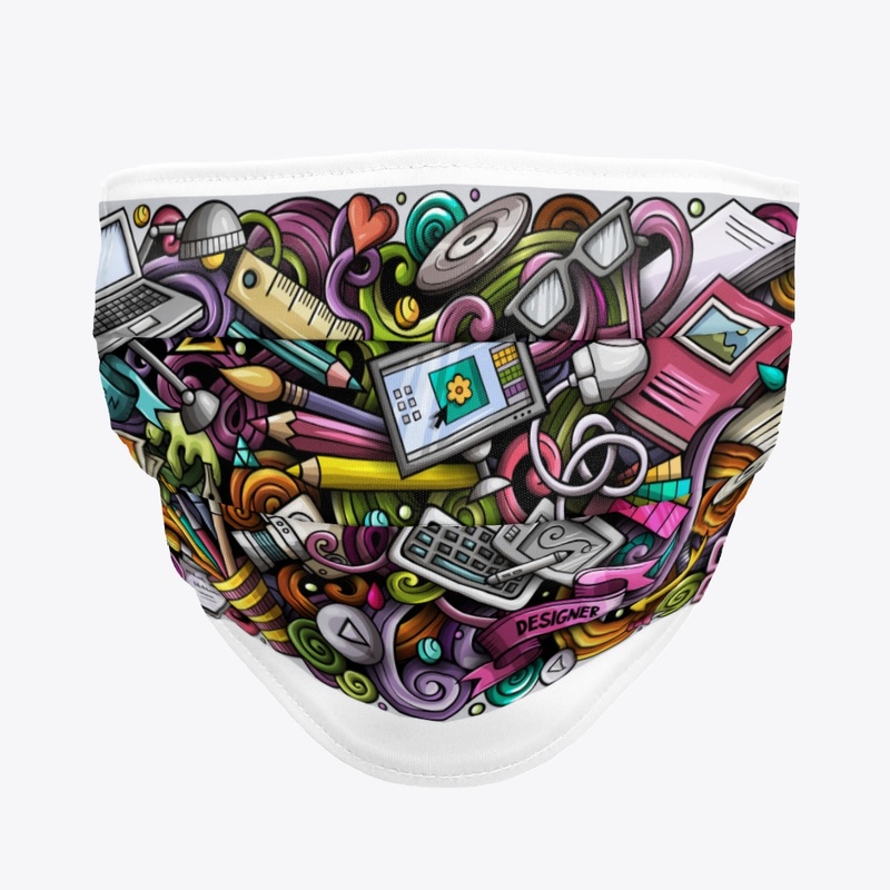 Fun Stationary Face Mask