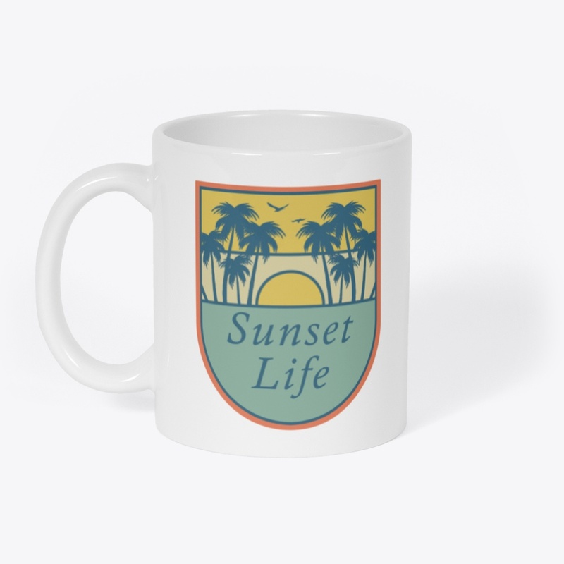 Sunset Life Beach Palms