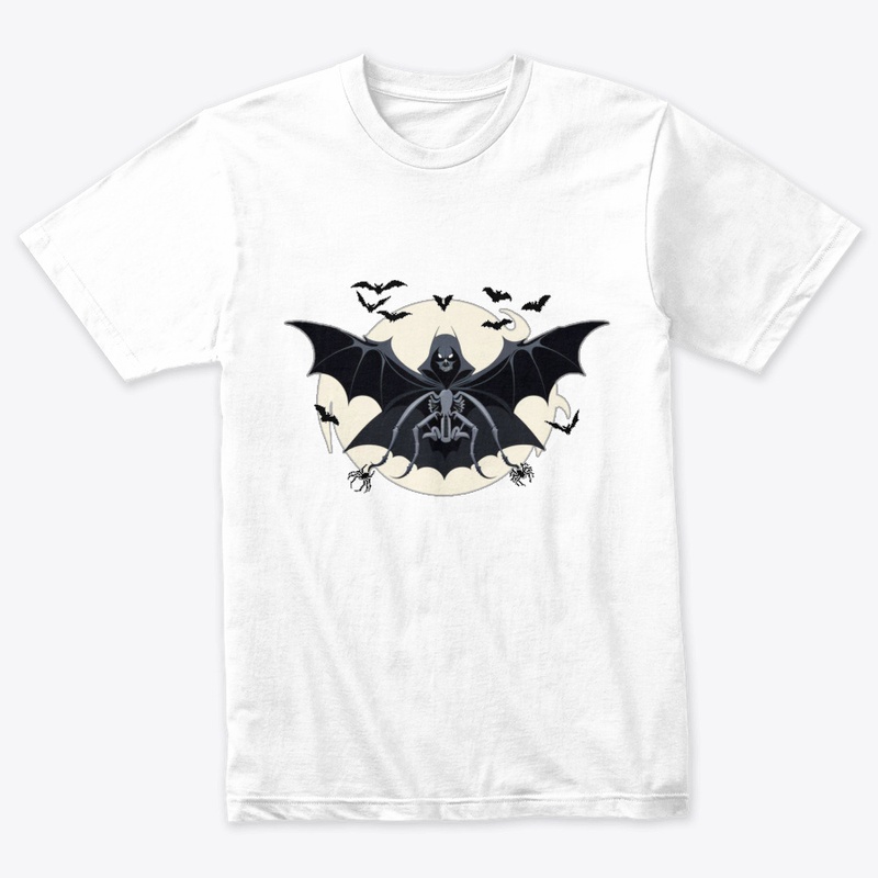 Flying Grim Reaper Skeleton Bat