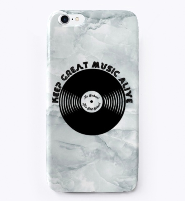 GREY MARBLE GREAT MUSIC | BLACK LOGO