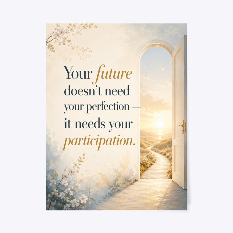 Progress Over Perfection Wall Art
