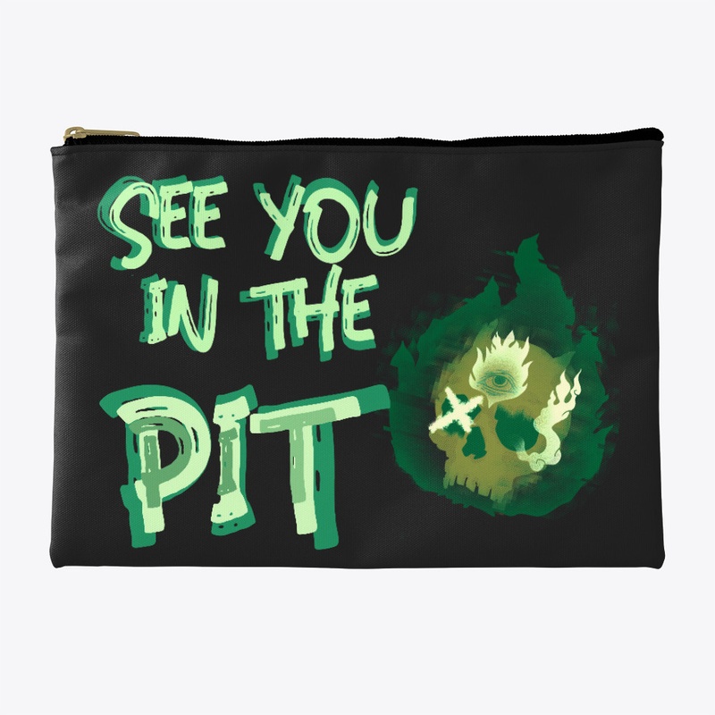 See You In The Pit Green Fire and Skull