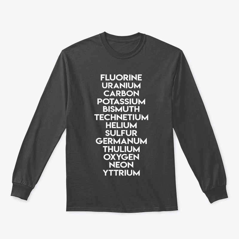 Fluorine uranium carbon potassium