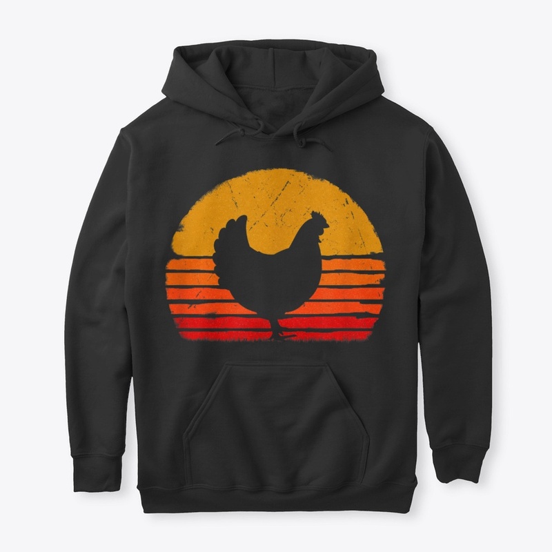 Chicken Shirt Retro Style Tshirt Farmer