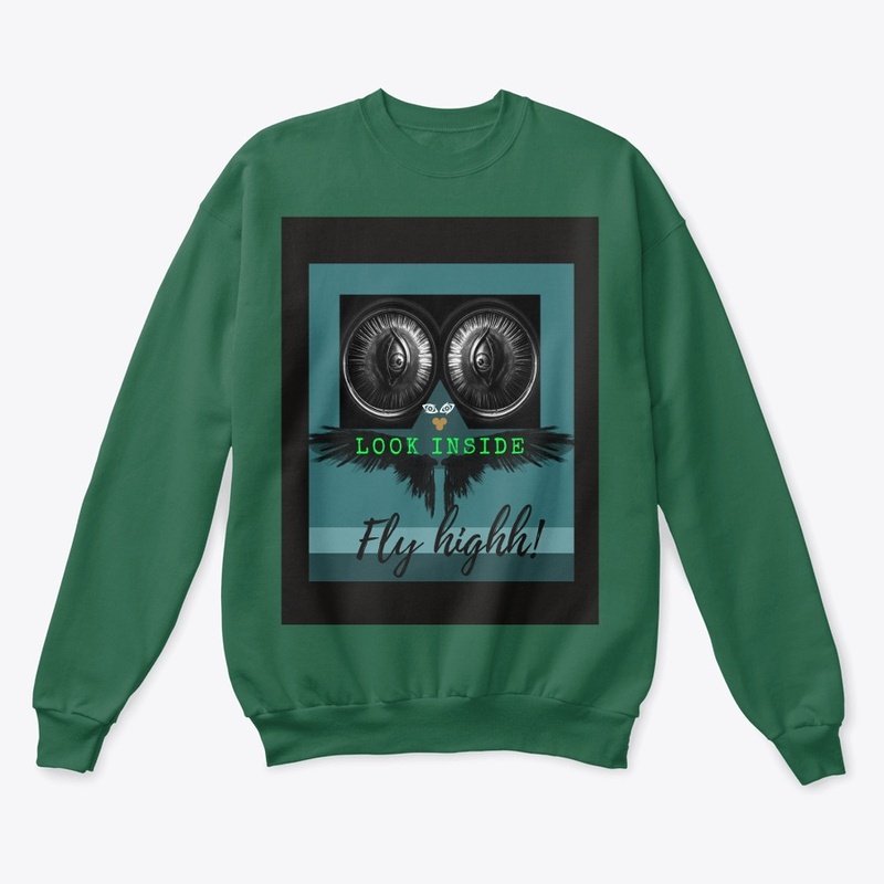 "Eagle - Look Inside, Fly Highh T-Shirt"