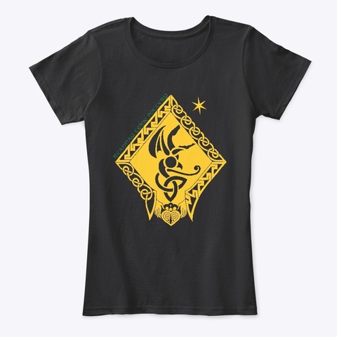 Friend Of Reannag Teine Black T-Shirt Front