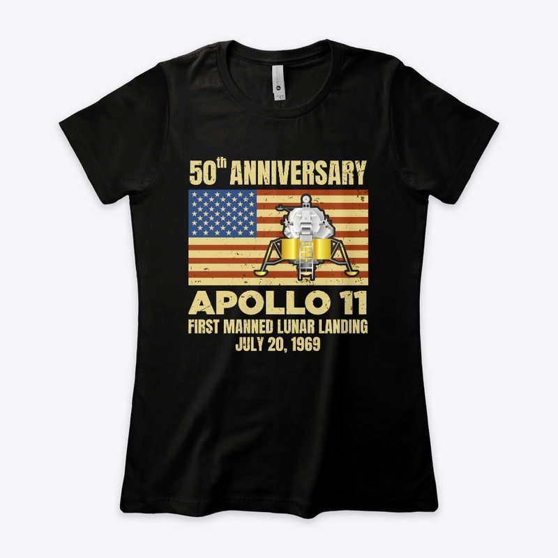 American Flag Apollo 11 50th Anniversary