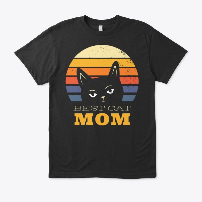 best cat mom -t-shirt design
