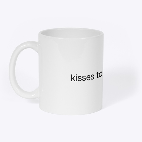 Kisses To The Chef 💋 White T-Shirt Front