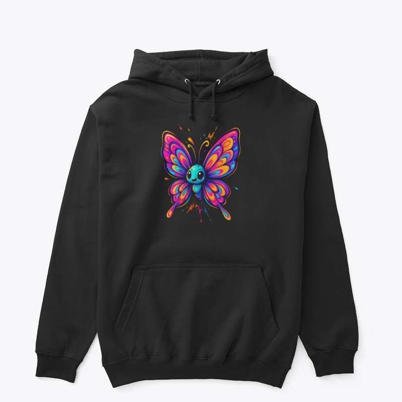 Colorful Cute Butterfly Art