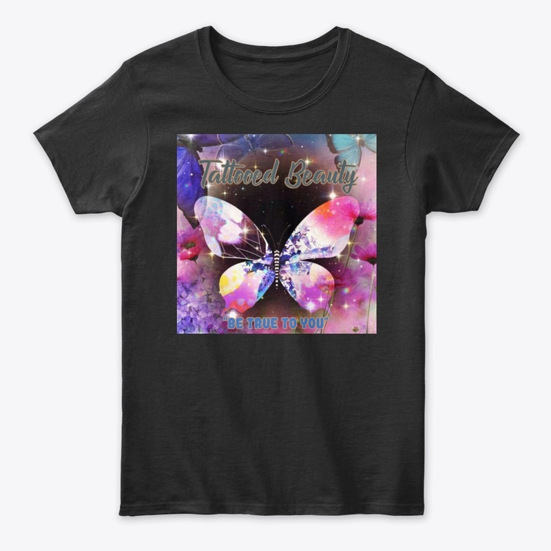 "Tattooed Beauty" Cropped Sweatshirt