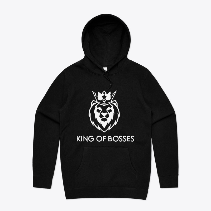 King of Bosses KR7 White Lion Head Print
