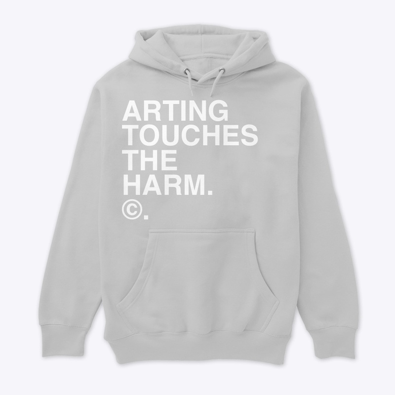 ARTING TOUCHES THE HARM. ©.