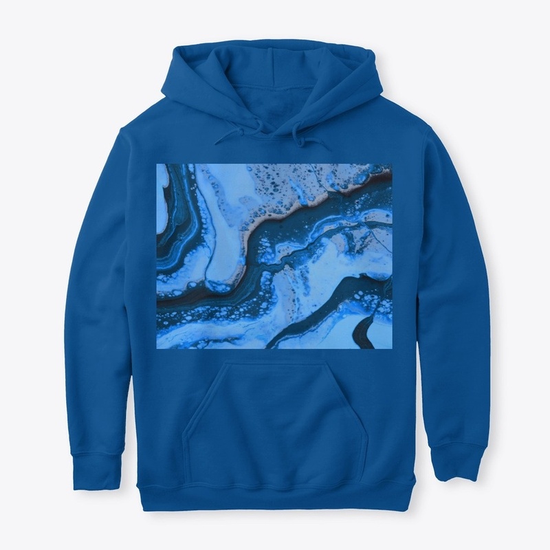 sticky blue oil