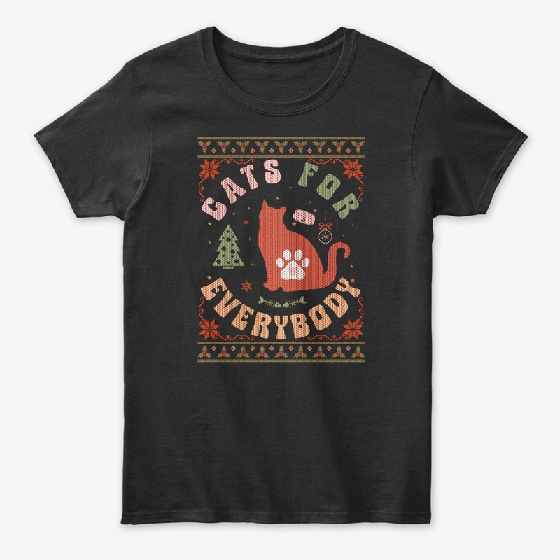 Funny cat ugly christmas sweater