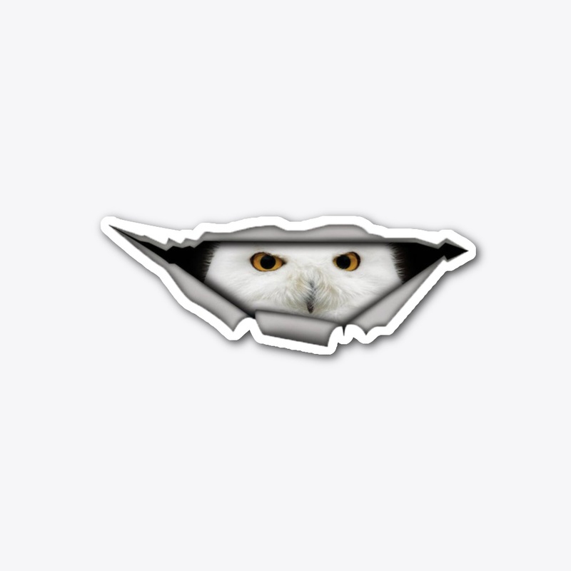 White Owl sticker