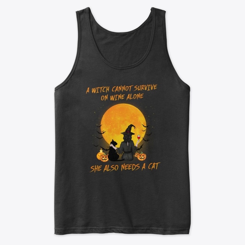 A witch cannot survive on wine alone Cat