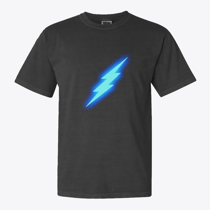 Blue lightning Bolt 