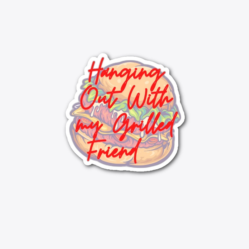 Burger Grilled Friend Funny Food 