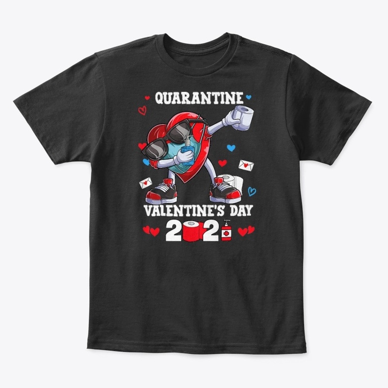 Dabbing Heart In A Mask Happy Valentines
