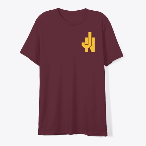 Logo Collection | Fire Up Maroon T-Shirt Front