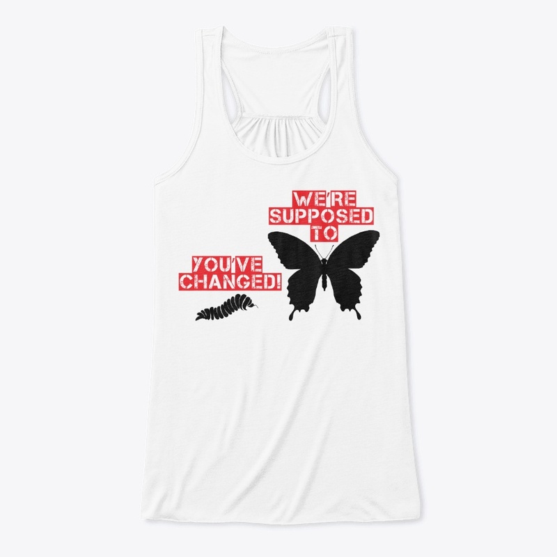 Caterpillar & Butterfly Wise Words Quote