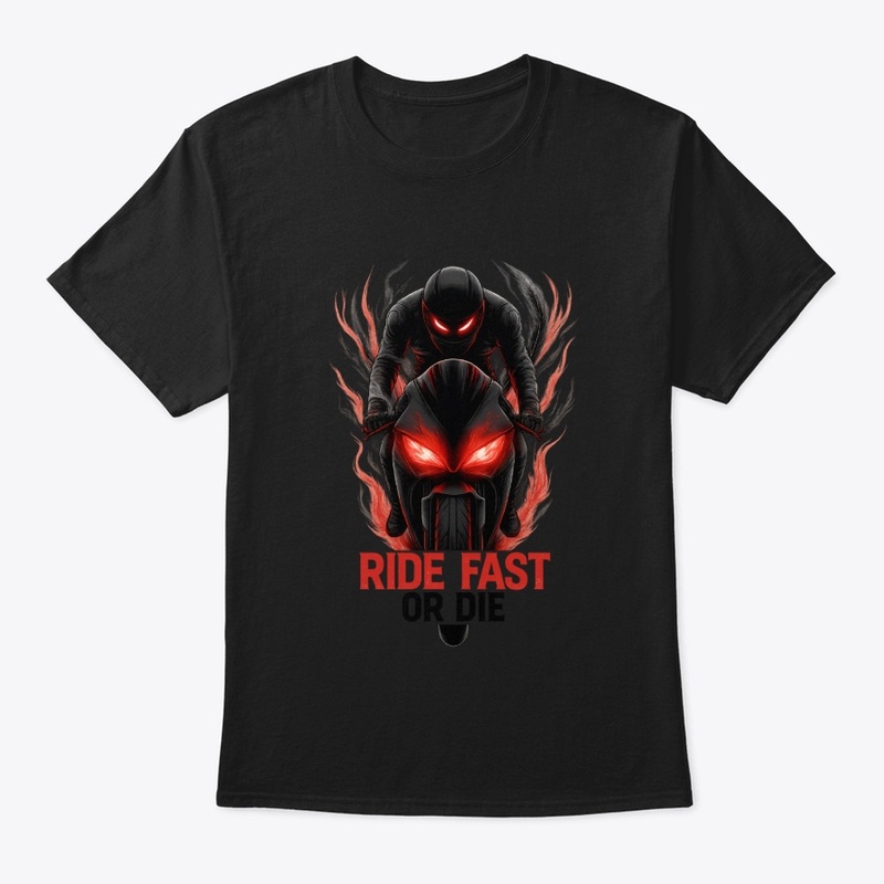 Dark Rider – Ride Fast or Die T-Shirt