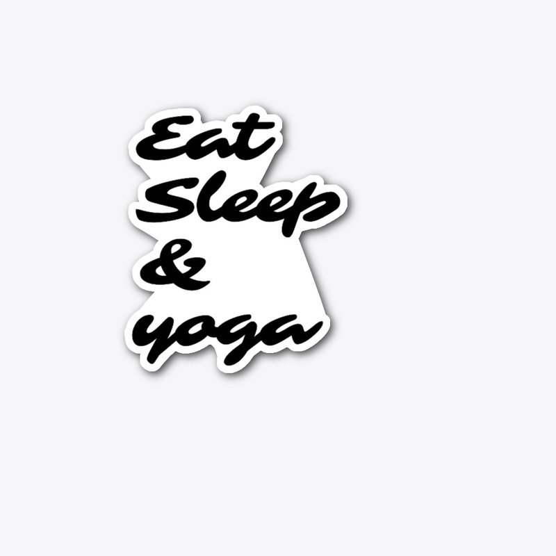 Eat sleep&yoga cool design