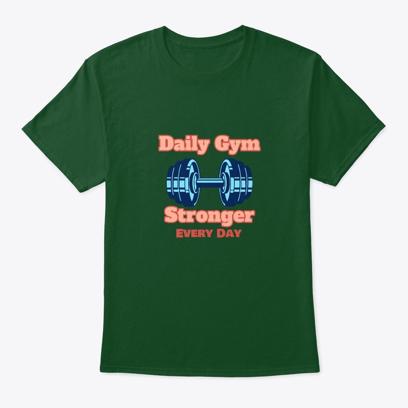 Daily gym stronger every day blue DB