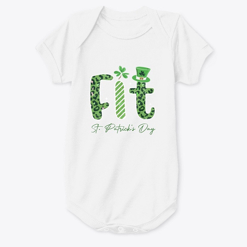 Fit St Patricks Day Funny Irish Shamrock
