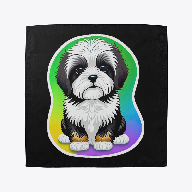Black and White Havanese