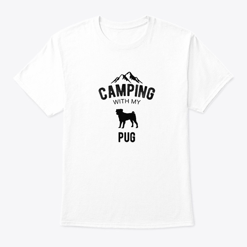 Camping With My Pug Dog Lover Puppy