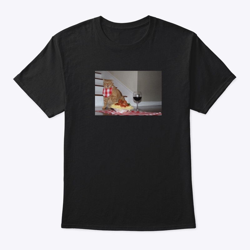 Pastacat48 Black Tee