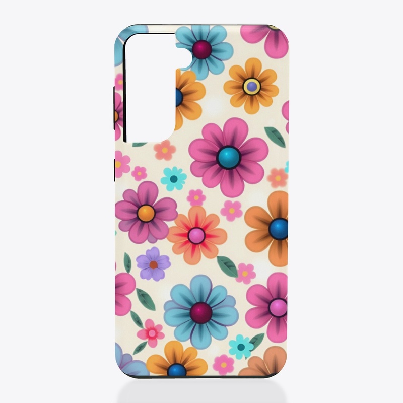 Colorful Floral Pattern Case