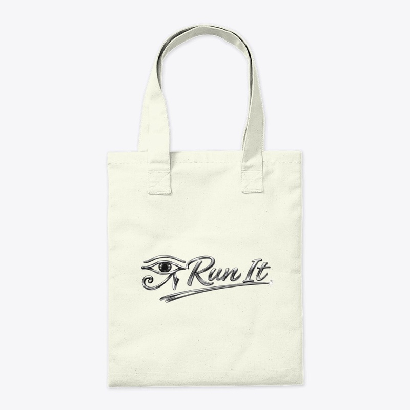 Eye Run It Silver Tote