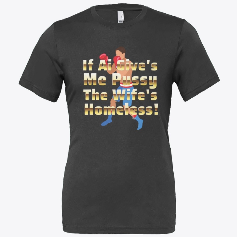 If AI Gives Me" Funny Boxing - Design