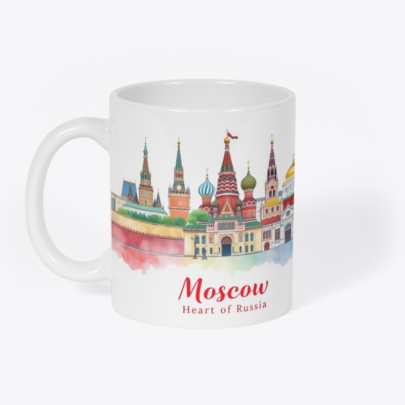 "Colorful Moscow Cityscape Souvenir"