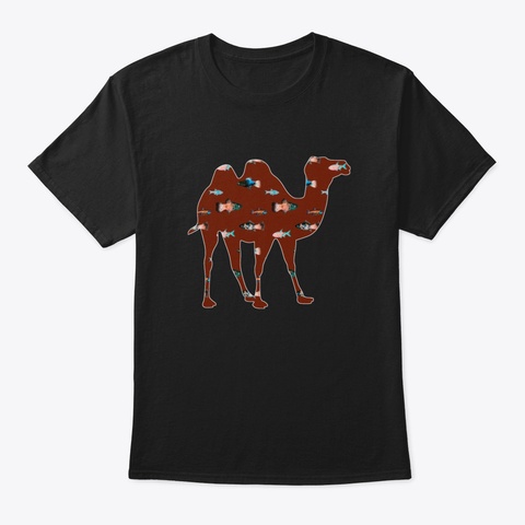 Camel 404 Black T-Shirt Front