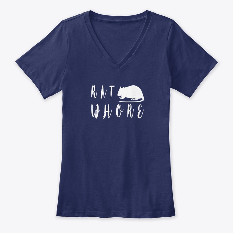 Funny Rat Whore  T-Shirt