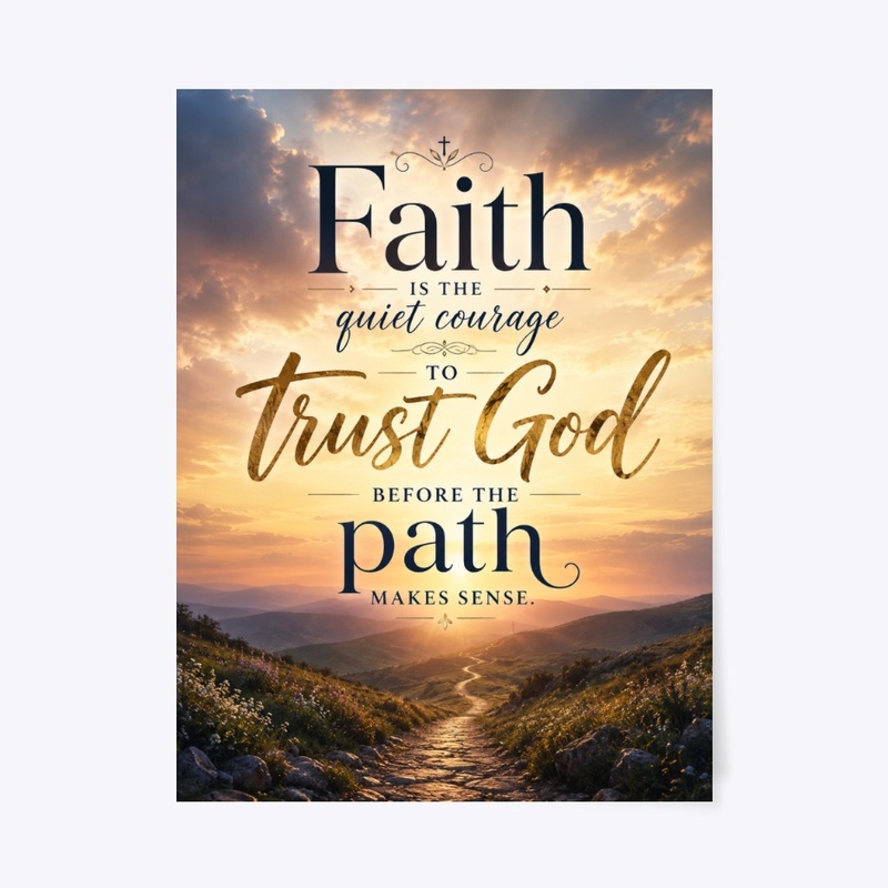 Trust God Path Wall Art