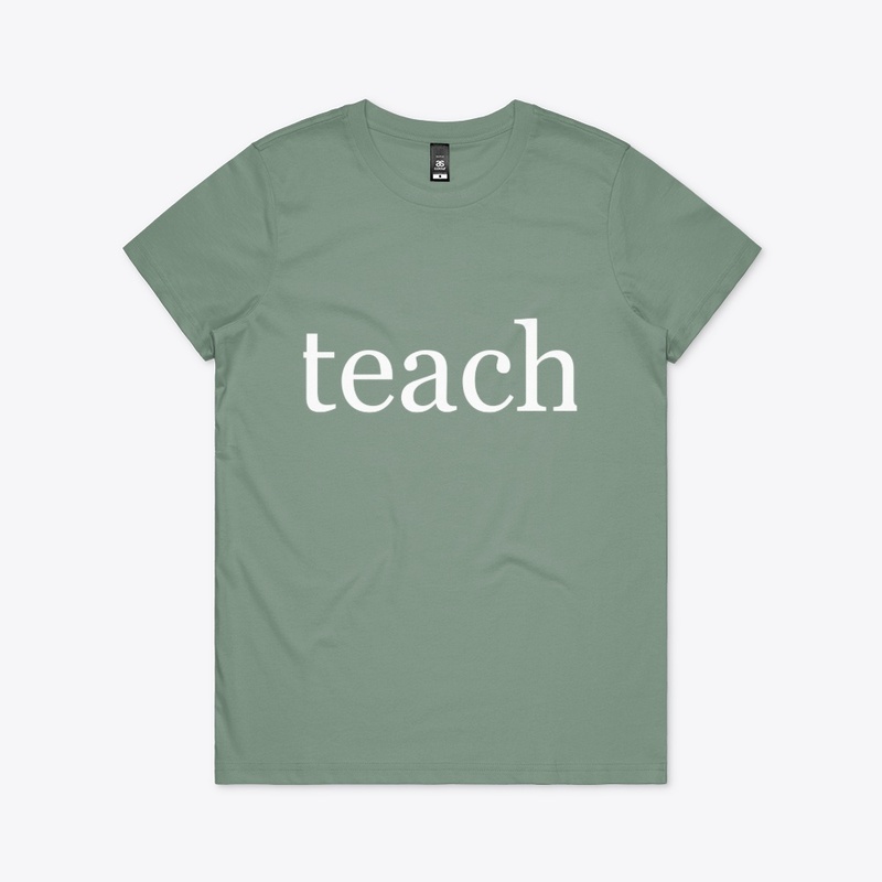 Teach Written in White