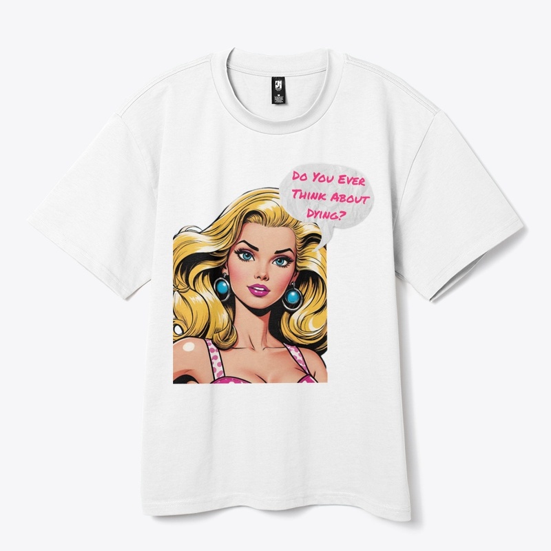 Funny Trendy Fashion Doll Pink Design 