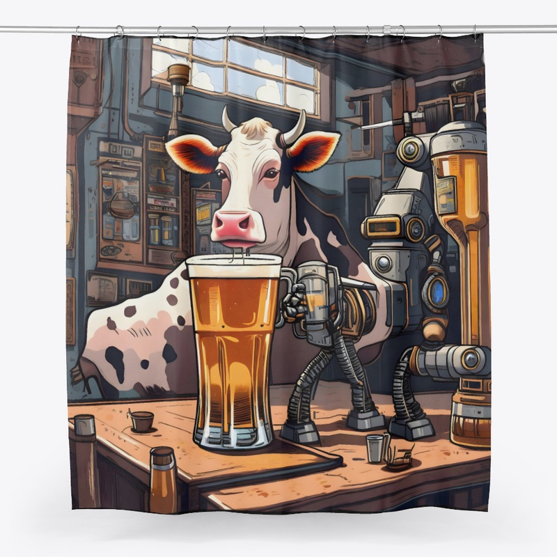 A cow 