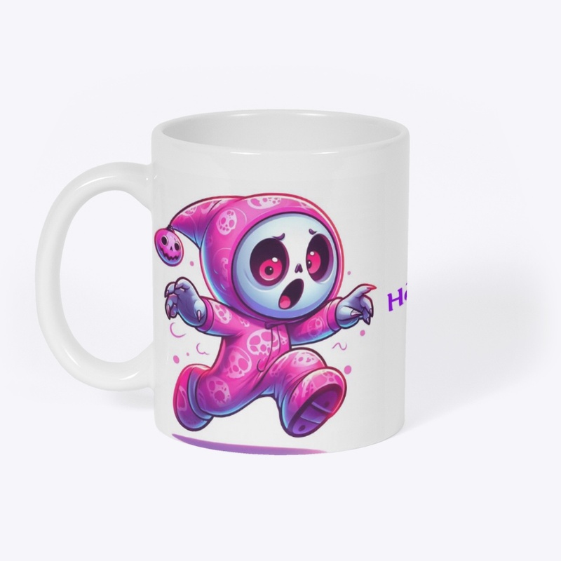 Halloween delight cute skeleton  mug 