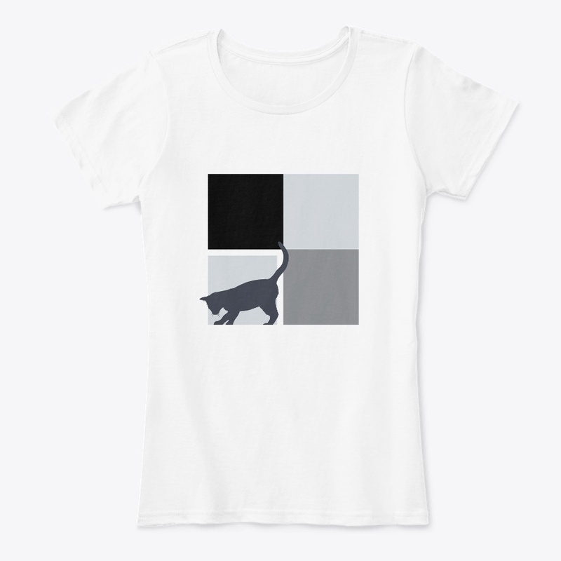 Angular Feline Silhouette