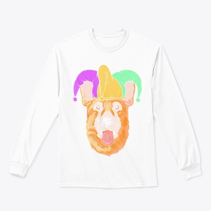 Mardi Gras German Shepherd Carnival Hat