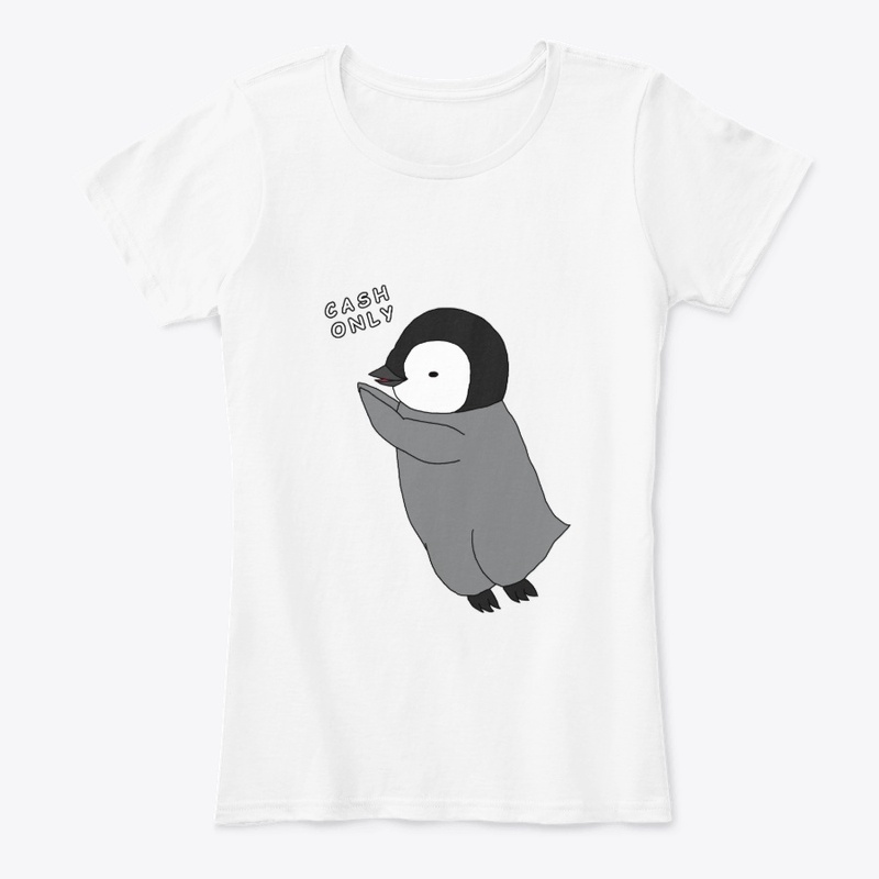 CASH ONLY - Cute Baby Penguin Design