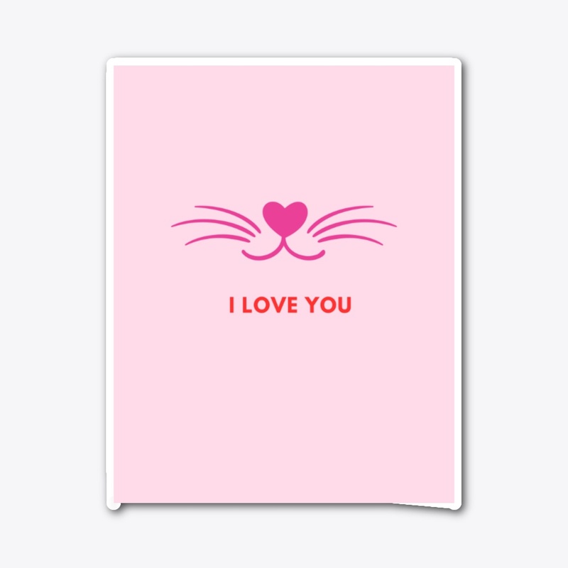 Cat sticker