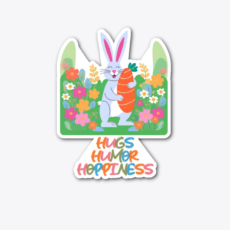 Easter Bunny: Hugs Humor Hoppiness 